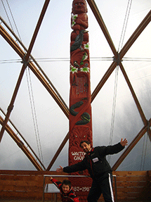 waitomo totem pole